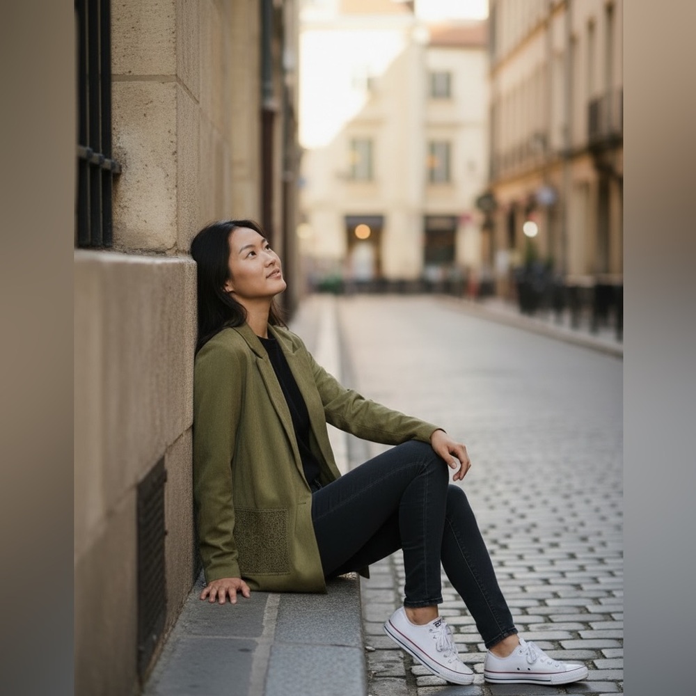 Solitaire Faux Suede Blazer